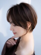 エインアンリー 表参道(AIN.ANLY.)&nbsp;前髪あり大人小顔ショートボブ 30代40代50代【AIN.表参道】川原