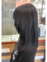 トップヘアー 中庄店(TOP HAIR fuapua) ダークブラウン×ハッシュカット【りり】