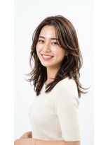土曜日のクジラ 黒崎店&nbsp;かきあげバング・外ハネレイヤーミディアム