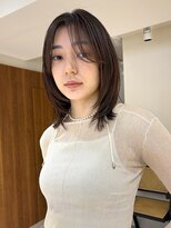 フィルムス 横浜(FILMS+) くびれレイヤー/オリーブベージュ/顔周り/シースルー/横浜+