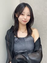 エラン トウキョウ 学芸大学店(elan tokyo)&nbsp;透明感ダークアッシュ/顔まわりカット/レイヤーカット