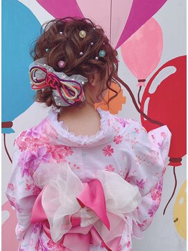ヘアセットサロンシャルメ 梅田店(Hair Make Salon CHARMER) ふわふわ☆着物や浴衣に可愛いアップスタイル