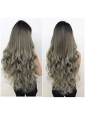 Superlong＊Ａｓｈ#エクステ #栃木#グラデーションカラー