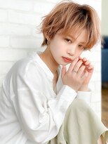 アグ ヘアー ブラン 半田店(Agu hair blanc) 《Agu hair》ウェーブナチュラルショートヘア