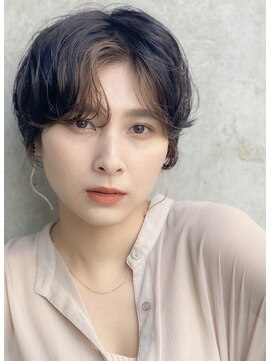 ノラ ウメダ(NORA UMEDA) 【NORA UMEDA 高木】小顔マッシュショート×ハイライトカラー