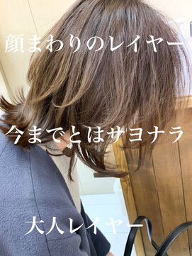 ノラキチジョウジ(NORA KICHIJOJI) #ウルフ#ボブウルフ#レイヤー#外ハネ#ロブヘア