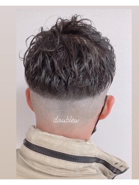 ダブリュー(Doublew) メンズ☆フェード×パーマ