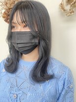 パレンテ(Parente)&nbsp;韓国風ヘア　ブルーブラック