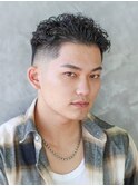 リバースパーマ × スキンフェード