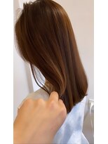 イニット 奈良新大宮(init.)&nbsp;20代 30代 40代 ショコラアッシュ モテ髪 カッパーブラウン