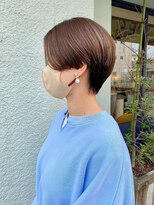 ヘアードレッシングショップ サロ(Hair Dressing Shop Salo) オリーブベージュ×ハンサムショート