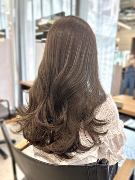 アリュウル 表参道(ALLURE) オリーブベージュ 赤み消しカラー◎ 透明感カラー KAKO