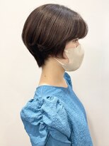モリオフロムロンドン 松戸店(Morio from London)&nbsp;【松戸　石山】大人かわいい前下がりショートボブ前髪あり