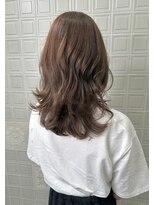 トリエラ 池袋(TRIELA)&nbsp;レイヤーセミロングｘミルクティベージュ