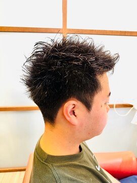 ムードコア 関内店(mu;d Coa) メンズ スパイキーショート