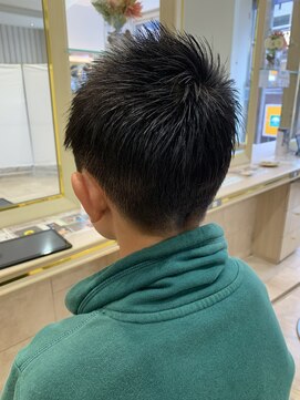 アッシュ 仙川店(Ash) キッズカット　オシャレスポーツ刈り　ソフトツーブロック