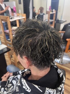 スウェル 西千葉店(Swell) ハイライトツイスパイラルパーマ[西千葉駅/Men's/メンズ/パーマ]