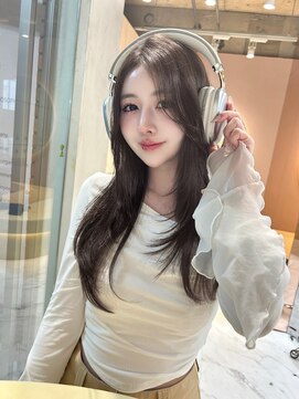 グロー 大宮(GLROW) レイヤーカット顔周り前髪韓国おくれ毛haruhi
