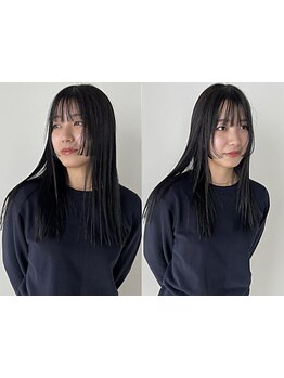 髪質改善効果も期待があり、今までにない手触りで潤い溢れるツヤ髪に