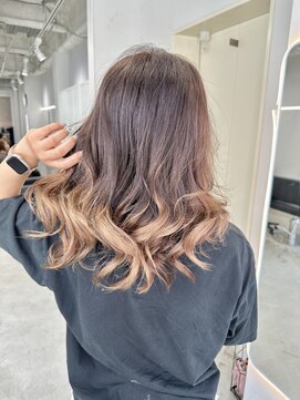 ラフィット 香椎(lafit) ミルクティーベージュダブルカラーインナーカラーケアブリーチ
