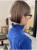 #川越ボブ/ショートヘアハイライト/イルミナカラー/白髪染め