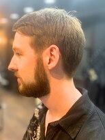 クラシコ(CLASSICO)&nbsp;＜理容室＞スーツ短髪パーマツーブロック束感モテる黒髪バーバー