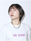 【THE DERBY】#グランマッシュ#デザインカラー#暗めカラー
