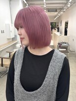 ニュート(Neut )&nbsp;ピンクカラー/ハイトーンカラー/ボブ/ダブルカラー/髪質改善