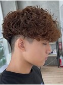 原宿スペインカール外国人風パーマ波巻きスパイラルパーマ