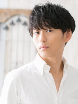 モッズヘアー メン 戸田公園店(mod's hair men) 前髪パーマ重め無造作スマートマッシュg戸田公園 社会人