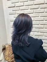 ビランチェ 池袋(bilancia)&nbsp;グラデーションカラー/ルーツカラー/寒色カラー/ブルーブラック