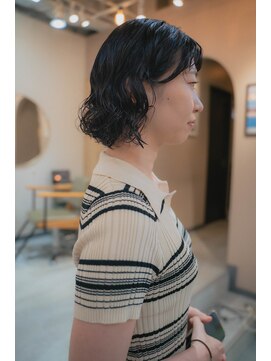 シビバイレボ(CIBI by revo) 地毛風カラー/ナチュラルレイヤーカット/ショートボブ[船橋]