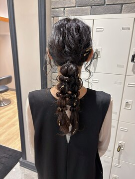 TOKIO ツイン編みおろし ヘアセット
