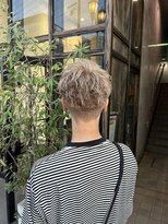 アース 天満橋店(HAIR & MAKE EARTH)&nbsp;メンズスパイキーショートハイトーン◎