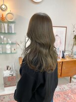 ヘアー アイス カンナ(HAIR ICI Canna)&nbsp;レイヤーカット×ハイライトの効いたオリーブグレージュカラー