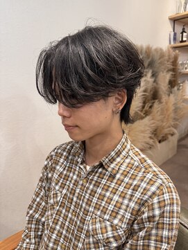 リト(riTo) フェザーパーマ毛流れセンターパート