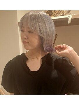 アットティー 金沢八景(at tee...) 【外はねボブ×裾カラー】