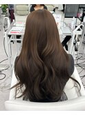 韓国スタイル/ナチュラルくびれヘア_くびれ巻き_透明感カラー