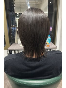 エフコード 難波(F-CODE) マッシュウルフ【曲がる縮毛矯正】