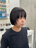 テンション(tension) レイヤーカットボブ髪質改善縮毛矯正札幌駅大通駅バスセンター駅
