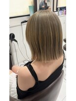 ルノア(Lunoa)&nbsp;切りっぱなしボブ×ミルクティーベージュ