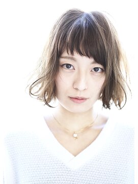 シーン(hair design SCENE) 《SCENE 林 担当♪ 》愛されボブ♪イルミナカラー全部混ぜ♪