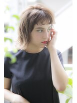 ミエル ヘア 新宿(miel hair)&nbsp;〈mielhair新宿〉ボブルフ　オン眉