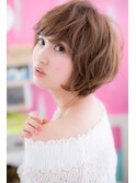 優しいニュアンスカールのピュア☆ショート