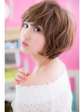 ミック 日暮里店(miq) 優しいニュアンスカールのピュア☆ショート