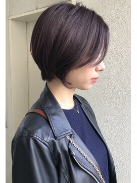 ヘアーデザイン シュシュ(hair design Chou Chou by Yone) ☆chouchou☆前下がりショートヘア