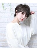 髪質改善ハイライトインナーカラー外ハネ似合わせカット白髪染め