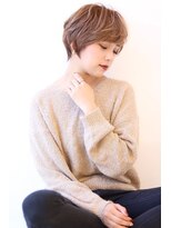 オーロ 宝塚店(ORO) 【20代30代韓国ヘア小顔丸み前下がりショートボブ透けバング】