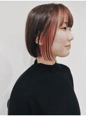 インナーカラーBob