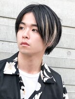 エルマーク(L-MARK)&nbsp;マッシュインナーカラーブリーチダブルカラー韓国センターパート